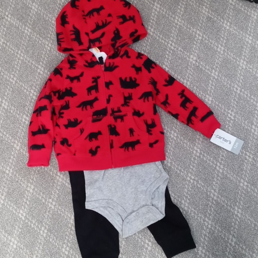 Carter's set of 3 pcs size 12m